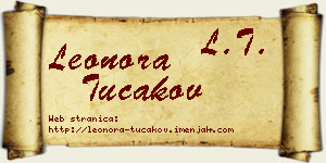 Leonora Tucakov vizit kartica
